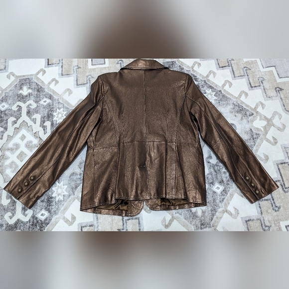 Bradley brown leather jacket Size L - Picture 10 of 10